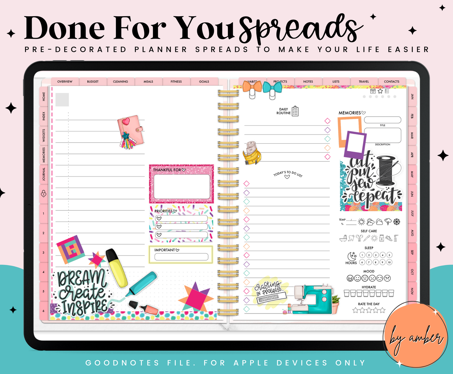 Quilting and Sewing Daily Done For You Spread