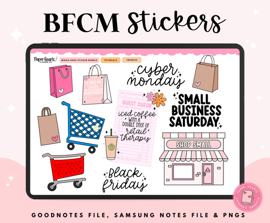 Black Friday Cyber Monday Stickers