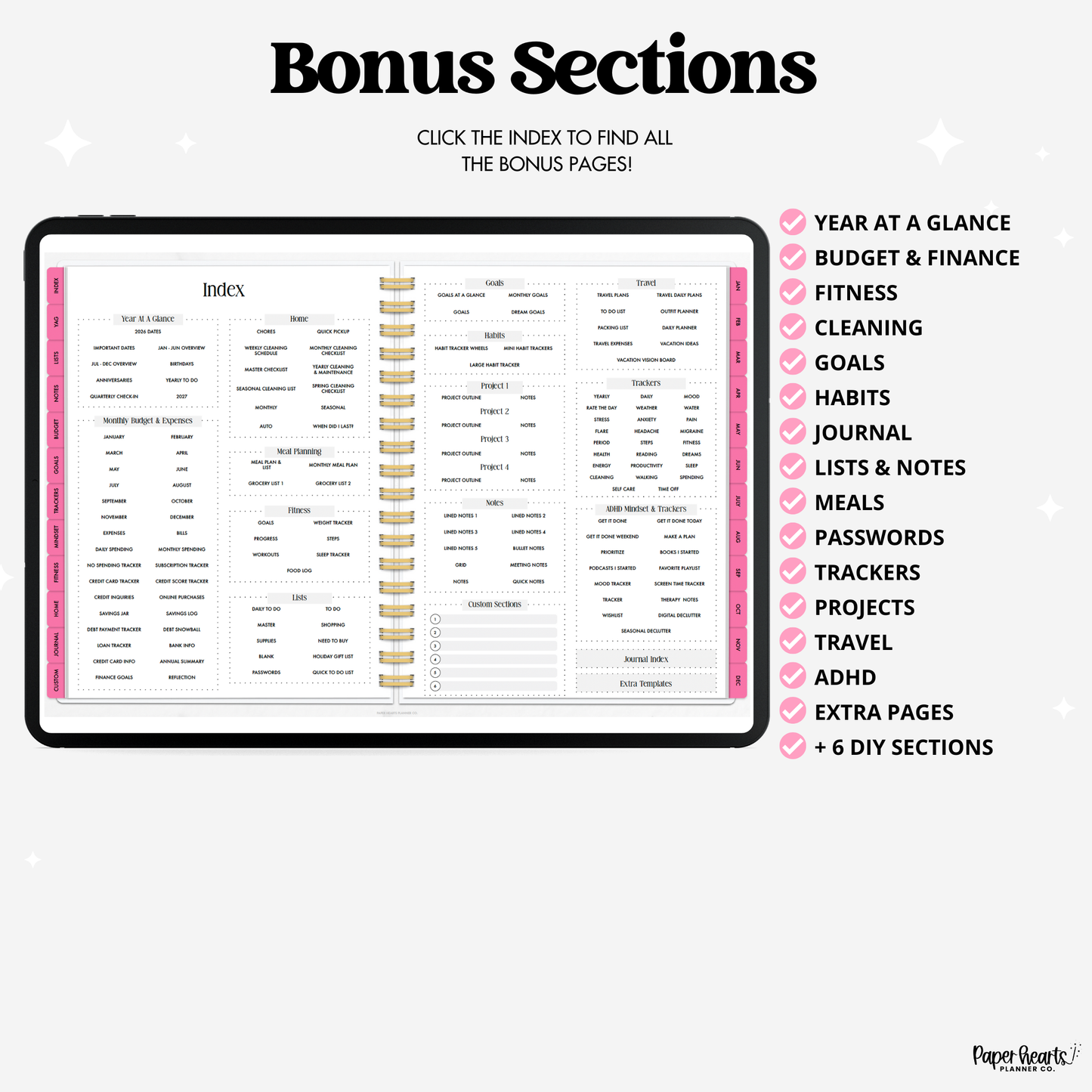 2026 Everything Planner MONTH ONLY