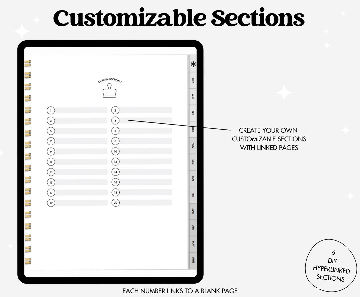 25-26 Midyear Gray Portrait Everything Planner