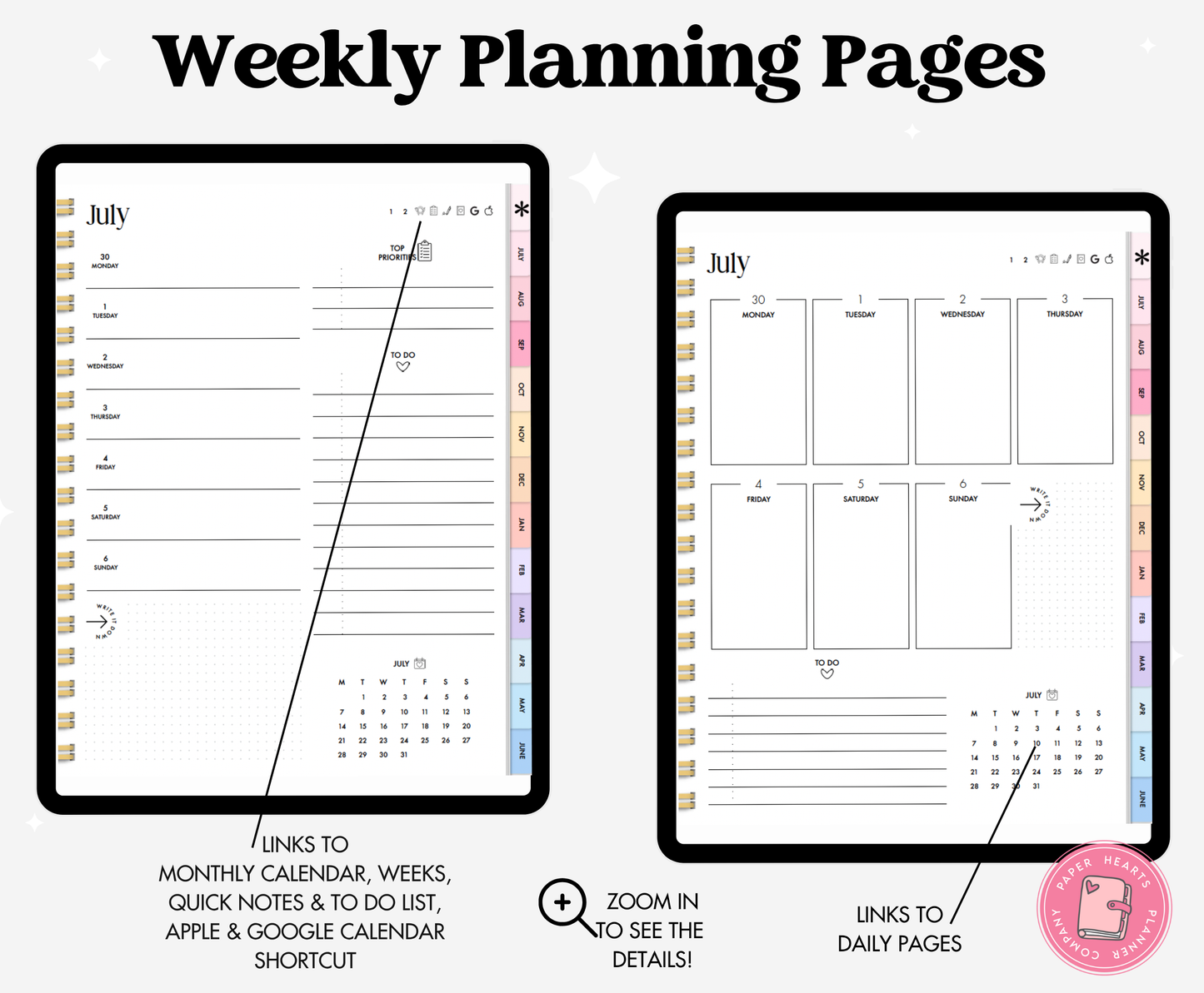 25-26 Midyear Pastel Portrait Everything Planner