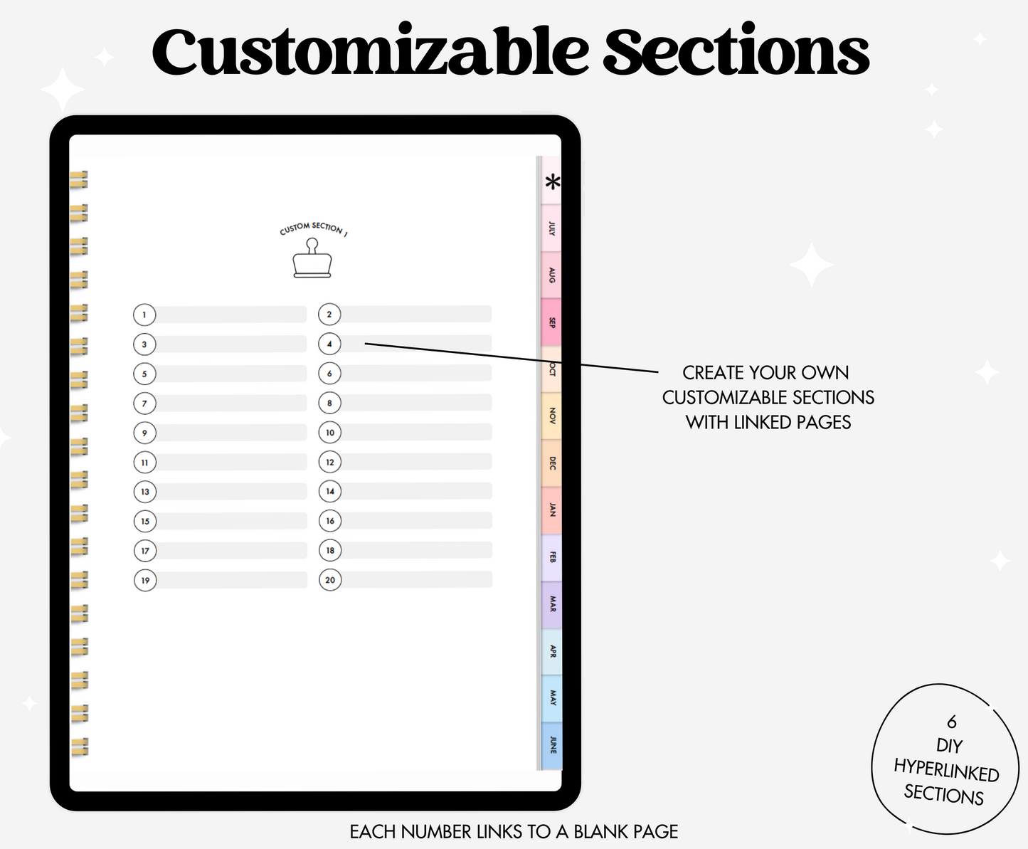 25-26 Midyear Pastel Portrait Everything Planner