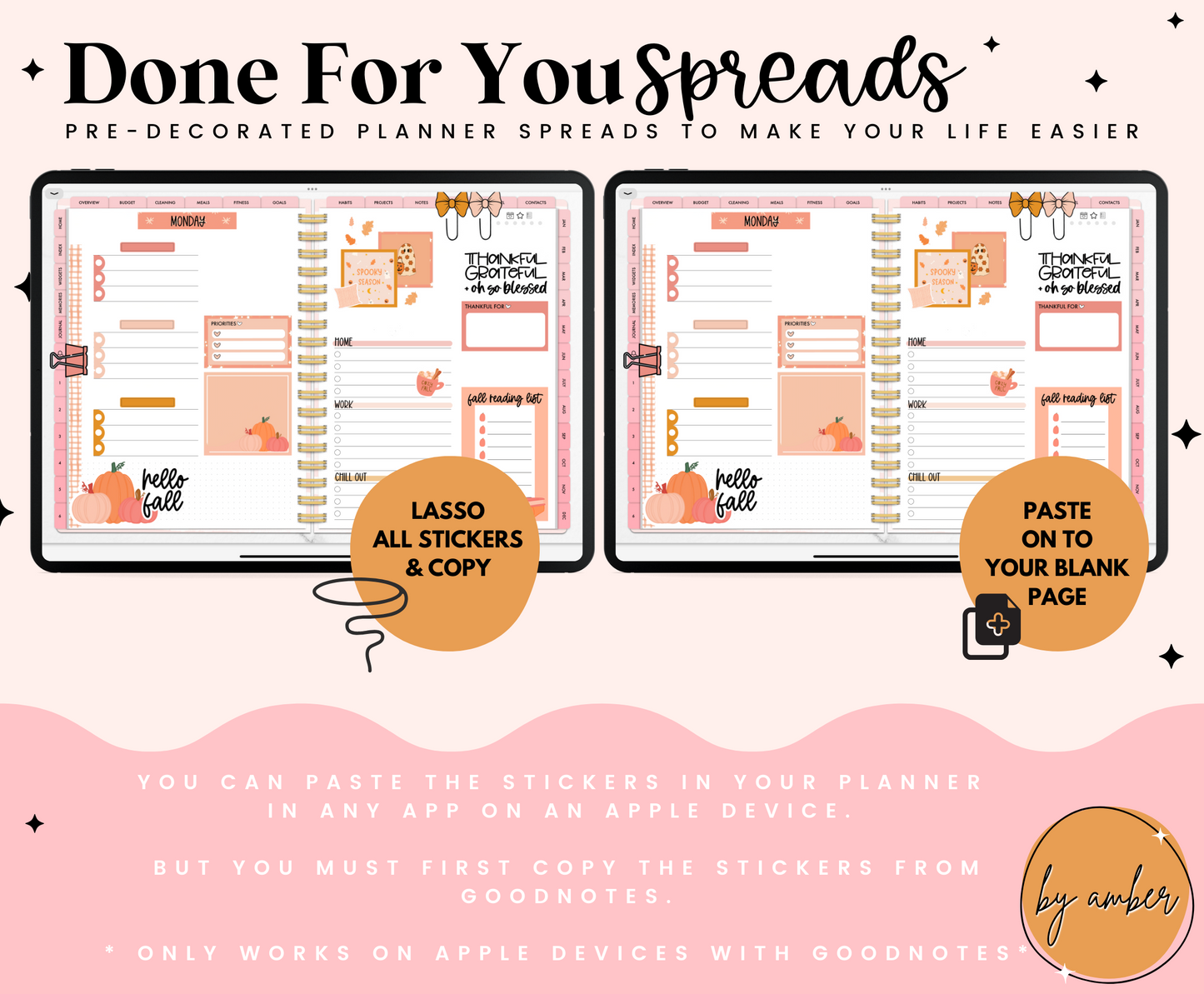 Cute Fall Daily Done For You Spread