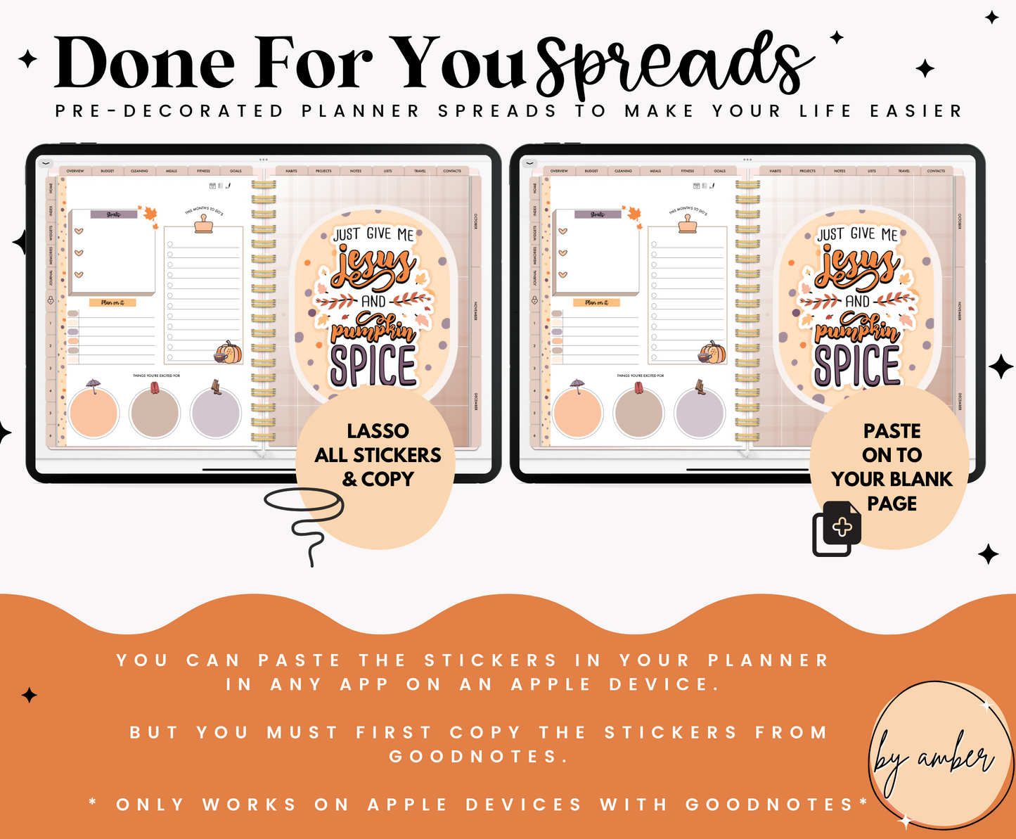 Autumn Dashboard Done For You Spread