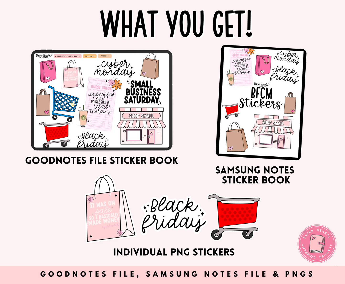 Black Friday Cyber Monday Stickers