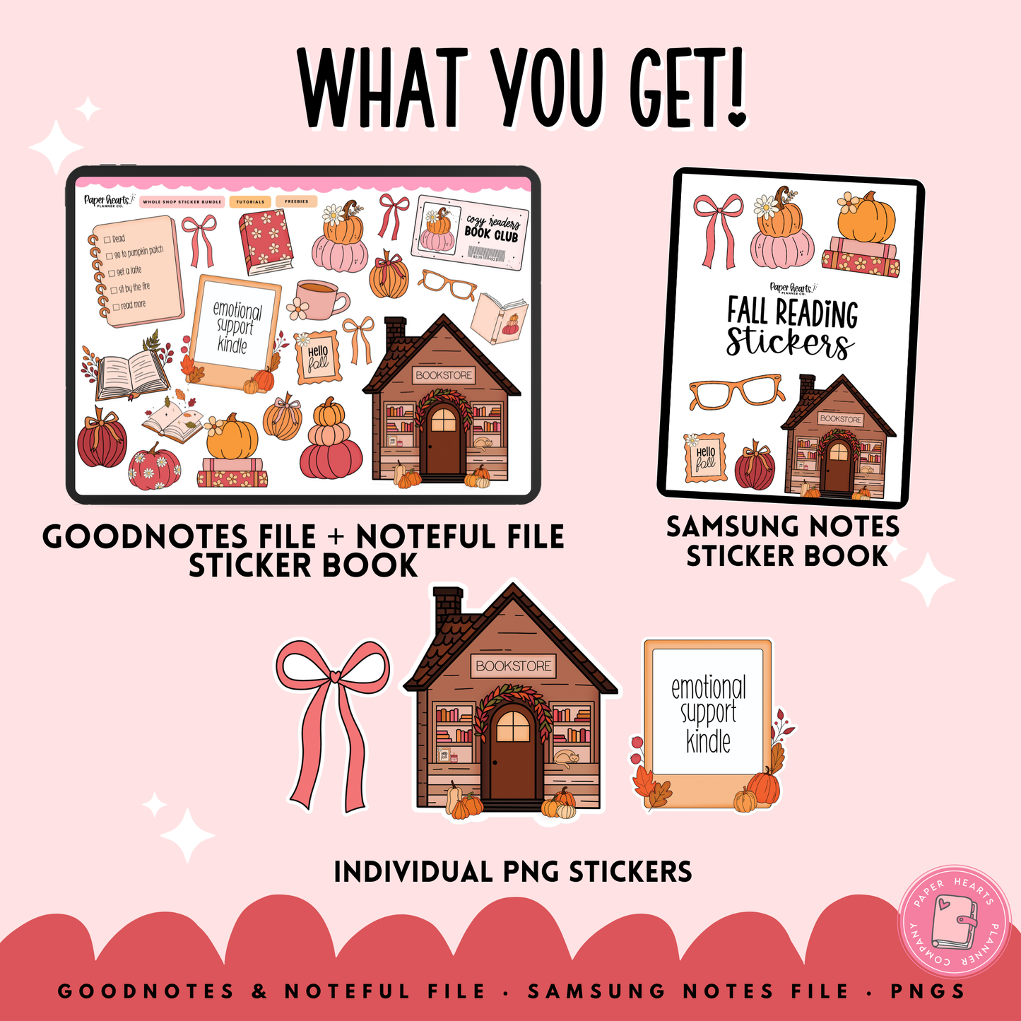 Fall Reading Stickers