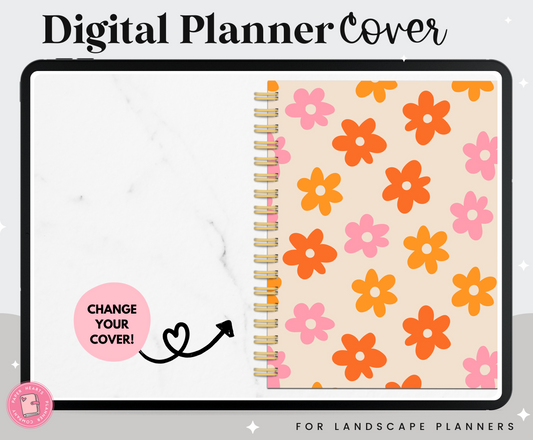 Pink & Orange Flowers Cover