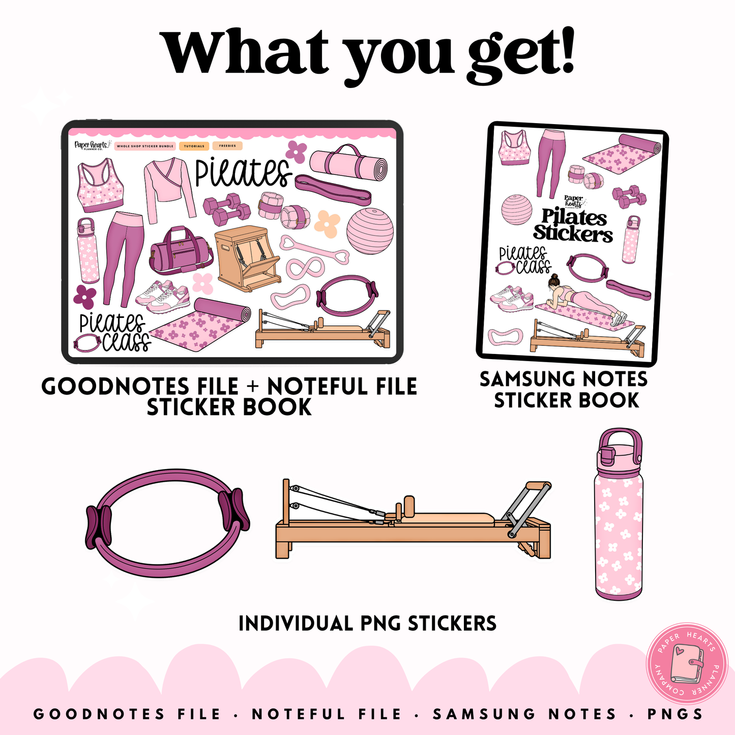 Pilates Stickers