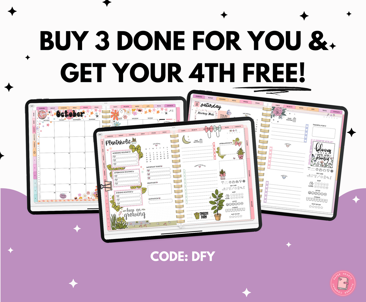 Book Lovers Daily Done For You Spread