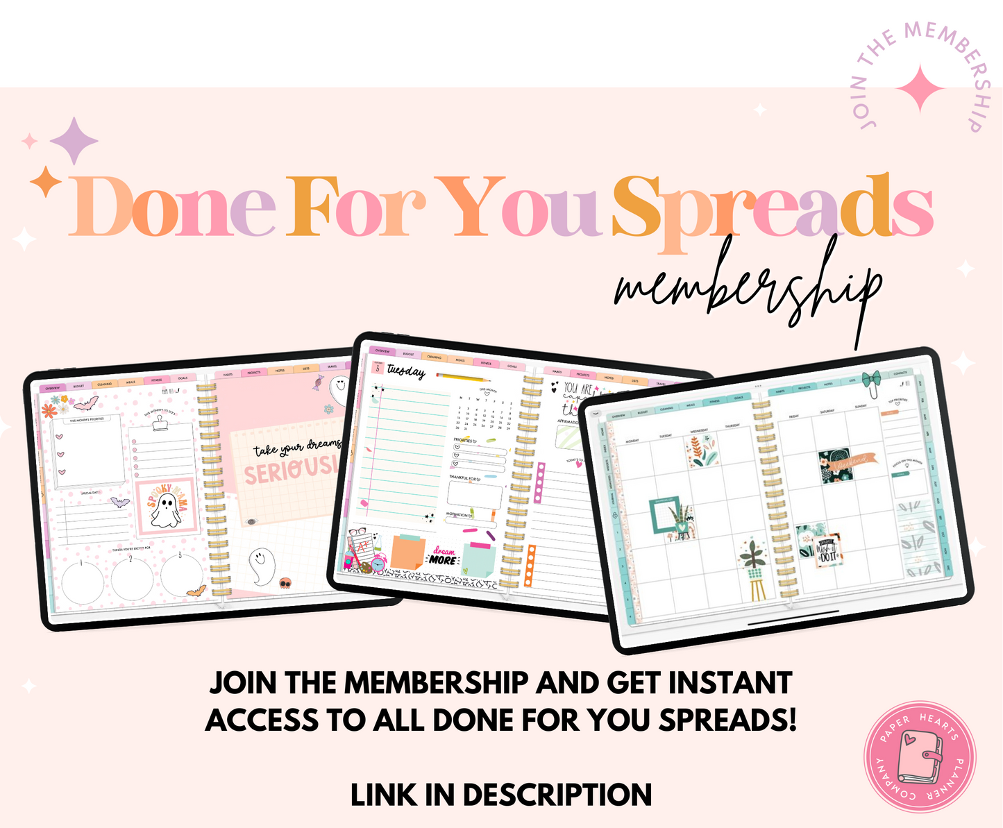 Book Lovers Daily Done For You Spread