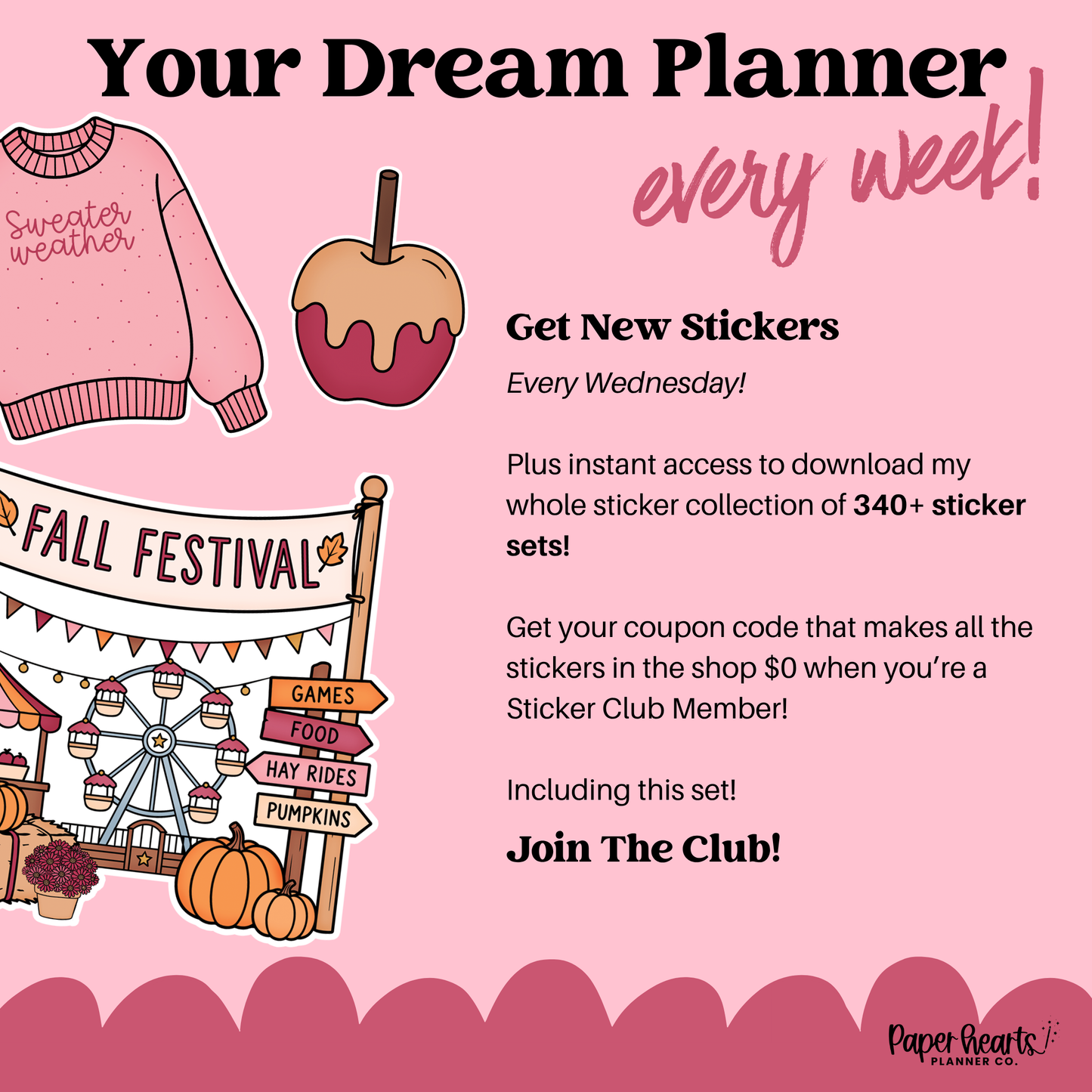 All Things Fall Stickers