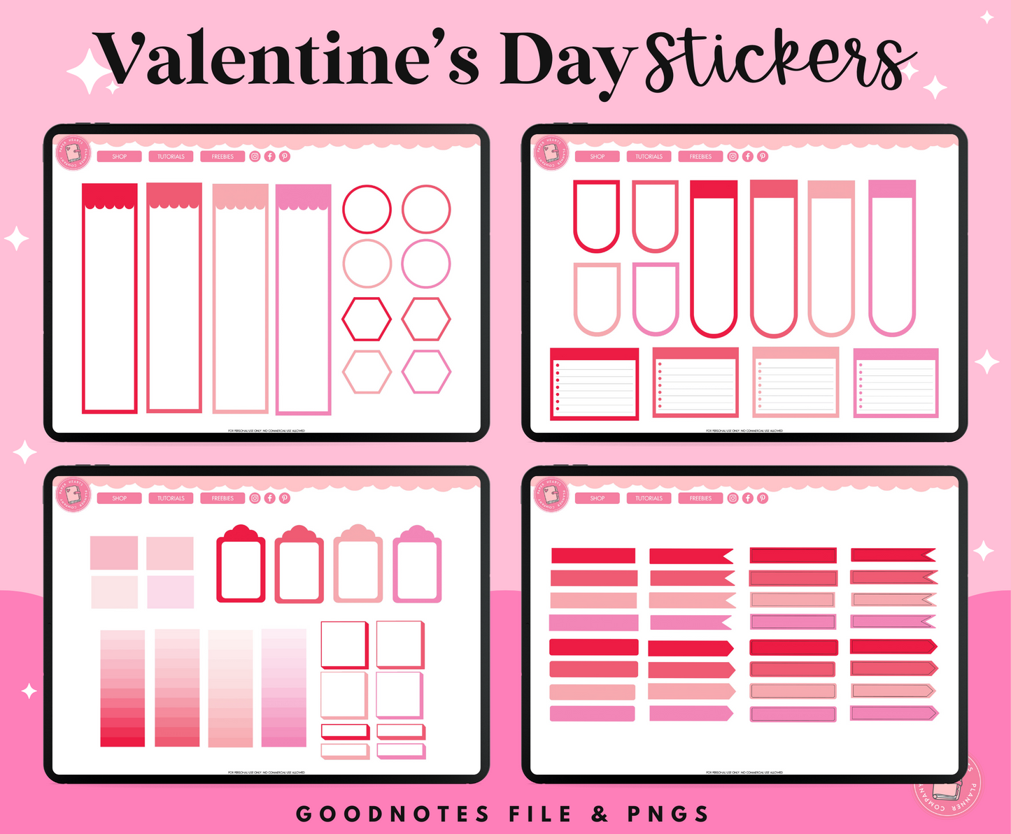 Be My Valentine Stickers
