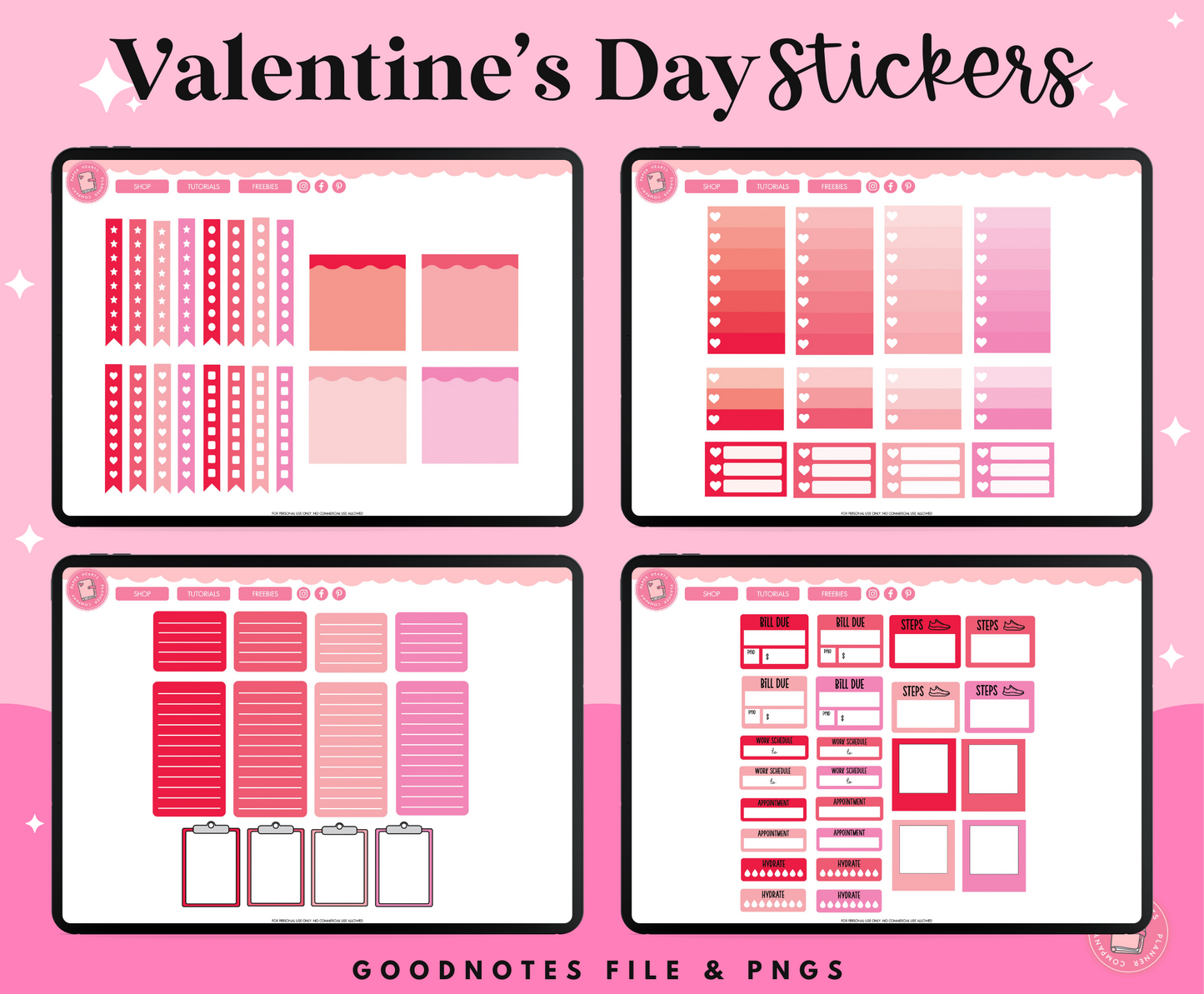 Be My Valentine Stickers