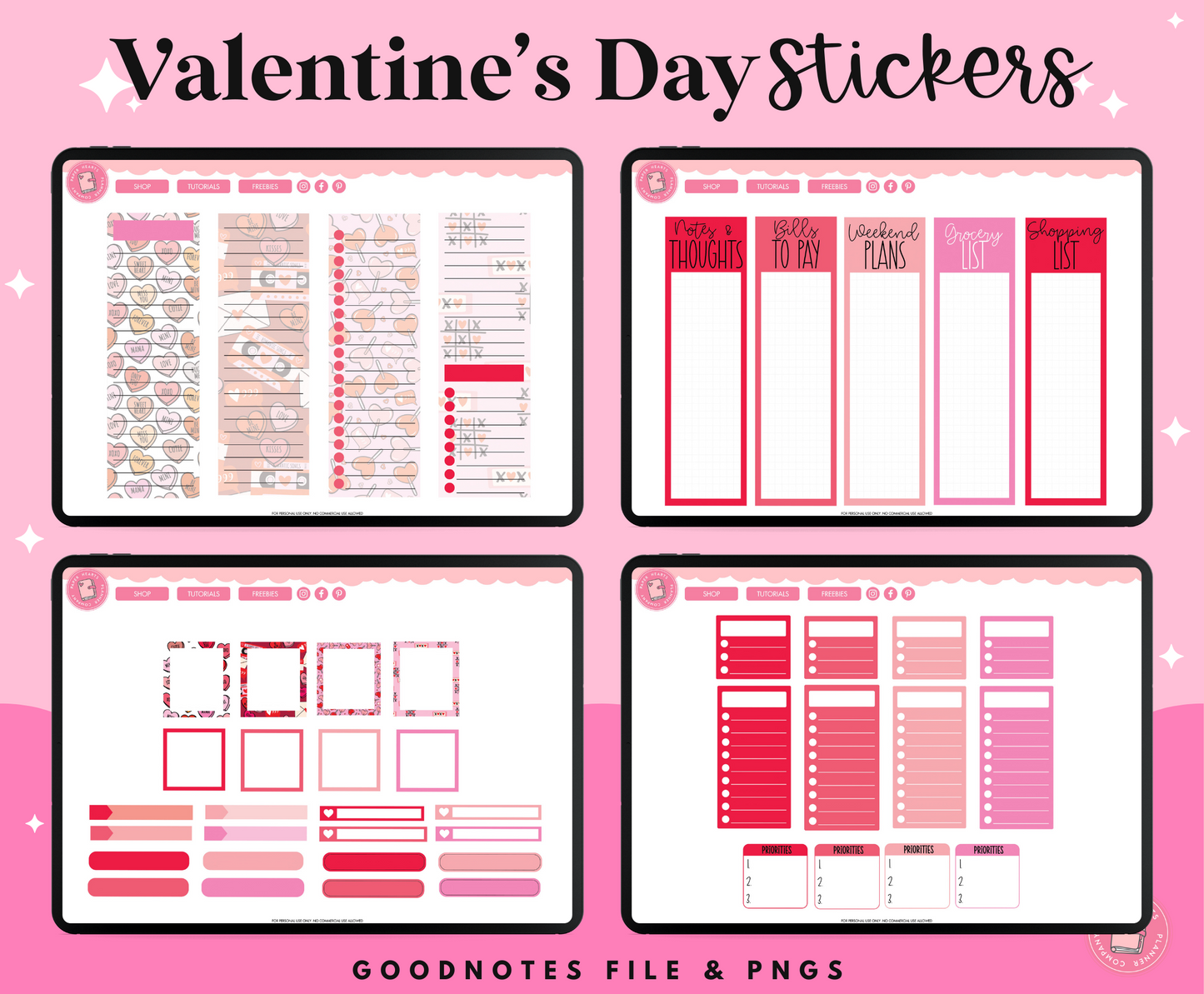 Be My Valentine Stickers