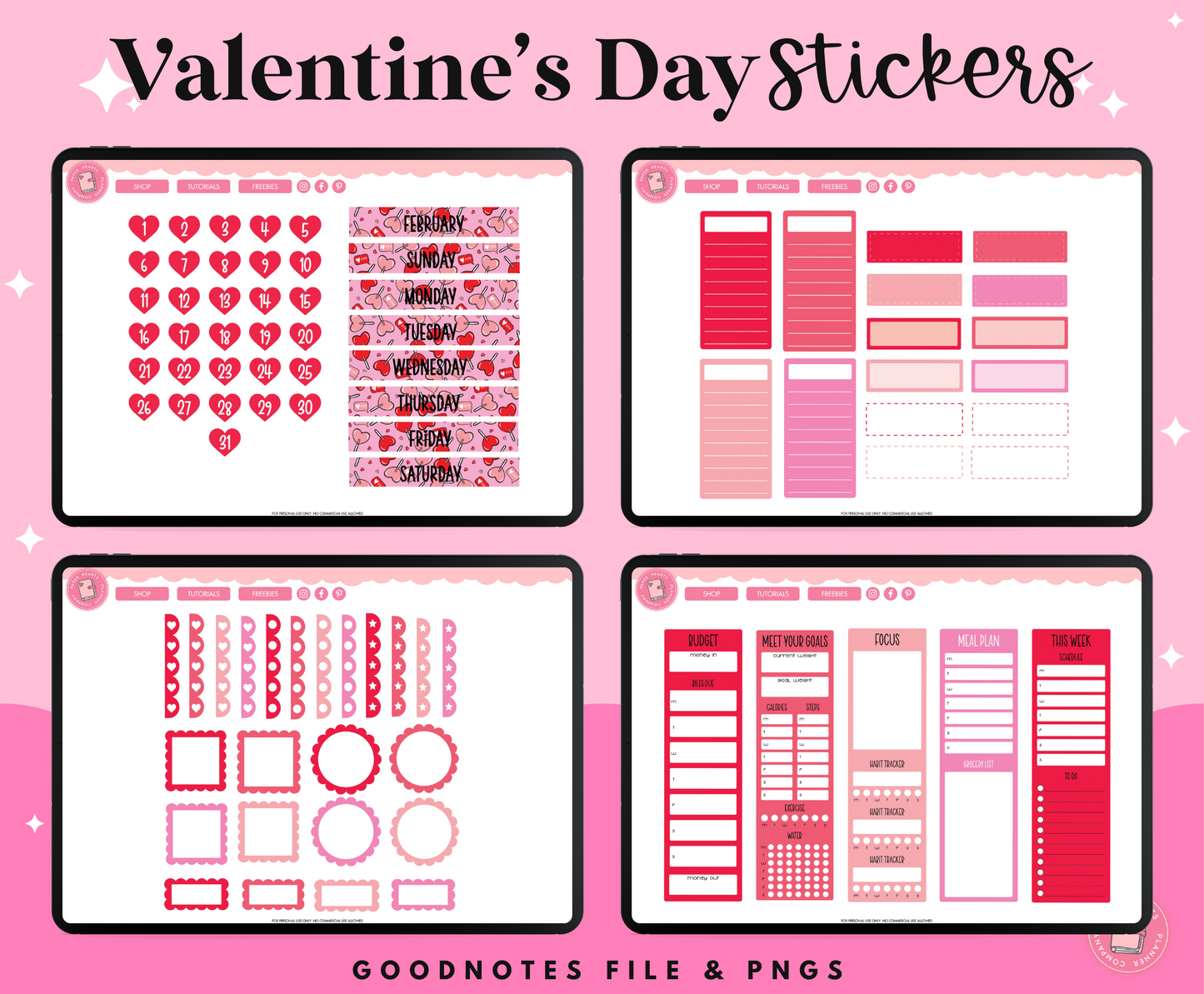 Be My Valentine Stickers