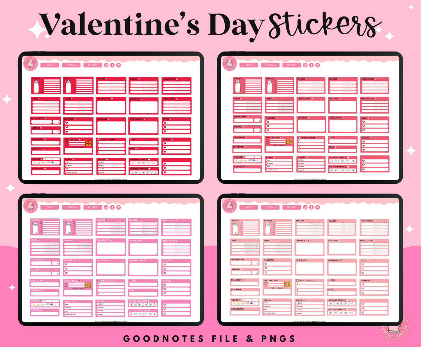 Be My Valentine Stickers