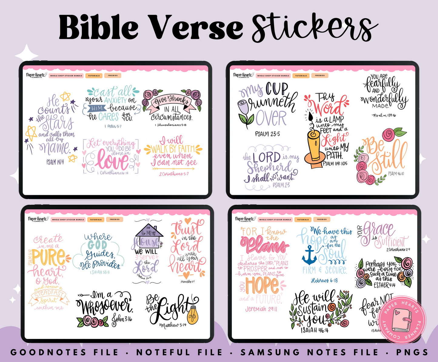 Bible Verse Stickers