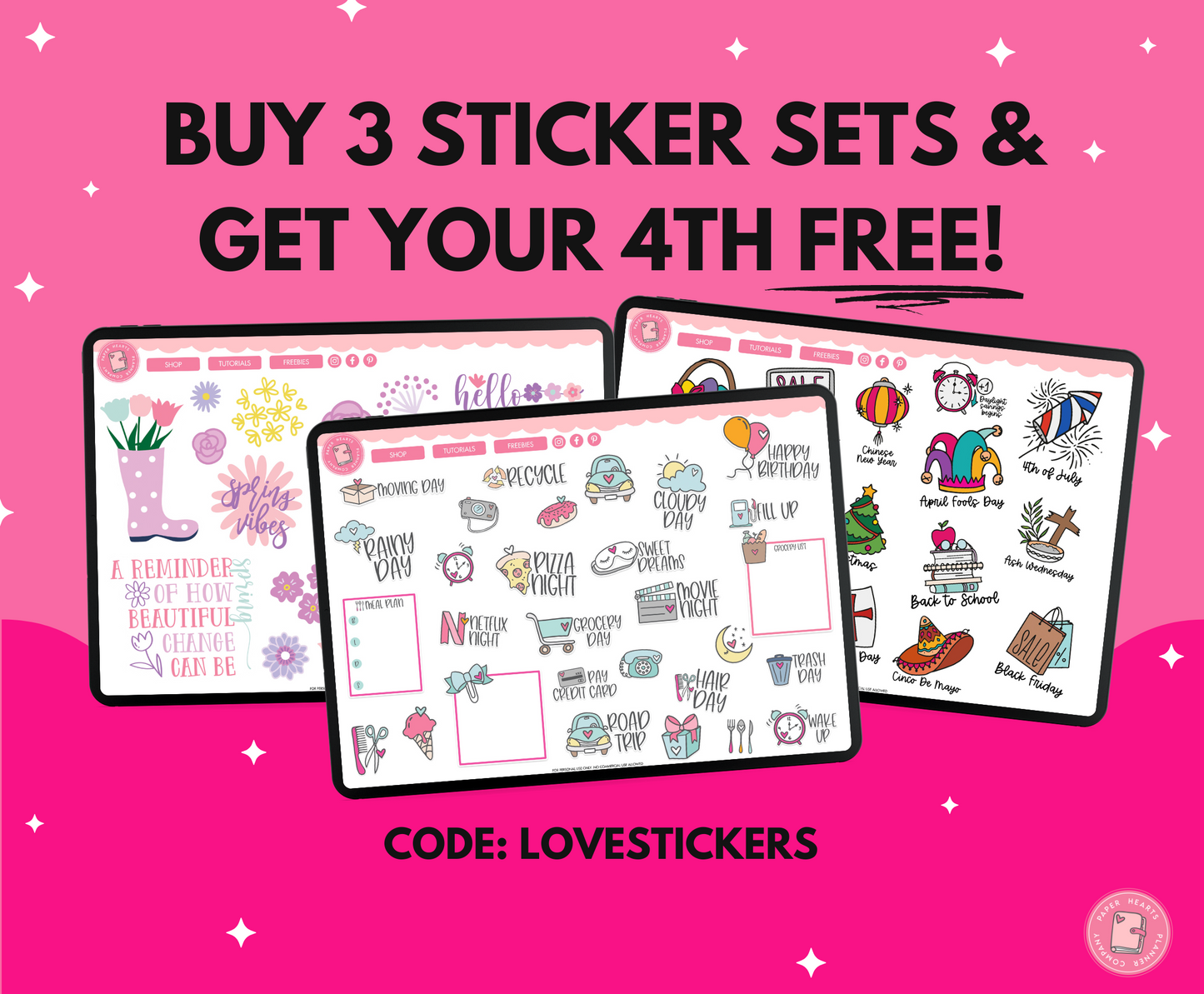 Bill Due Stickers