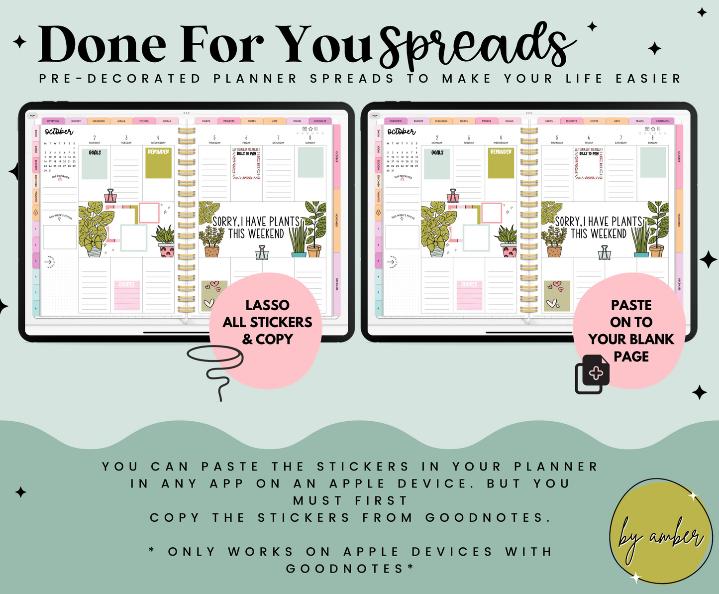 Boho Plants Vertical Done For You Spread
