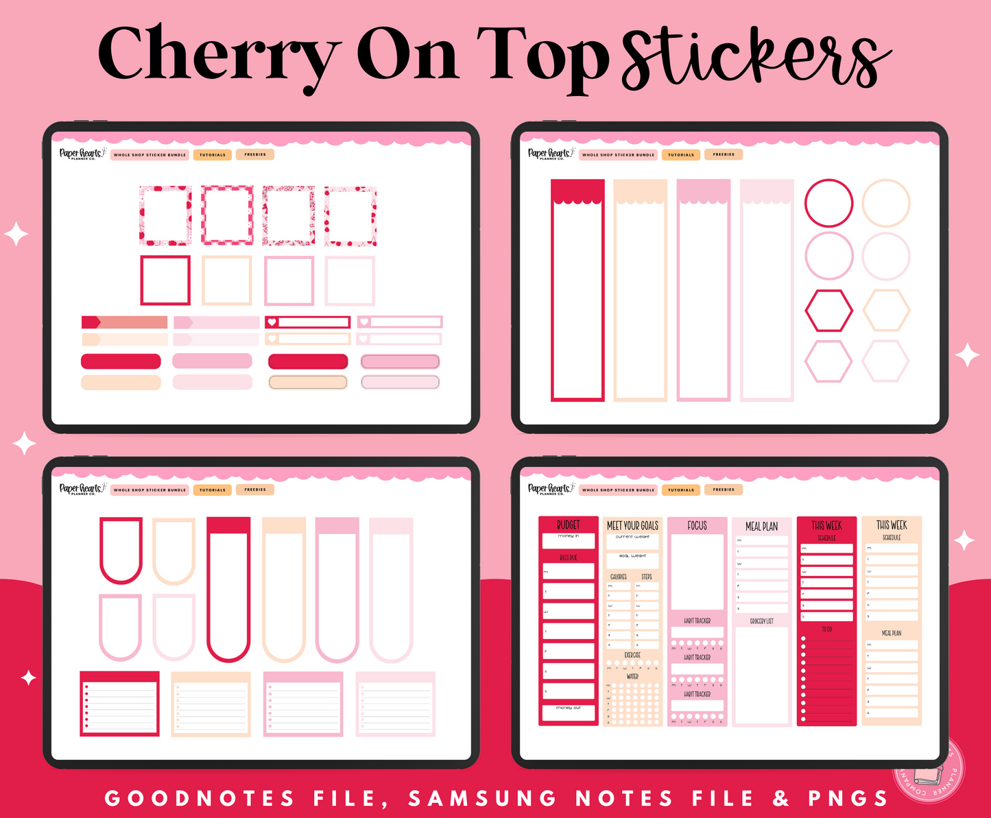 Cherry On Top Stickers