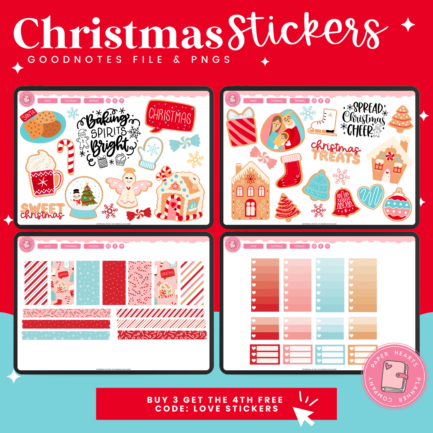 Christmas Cookies Stickers