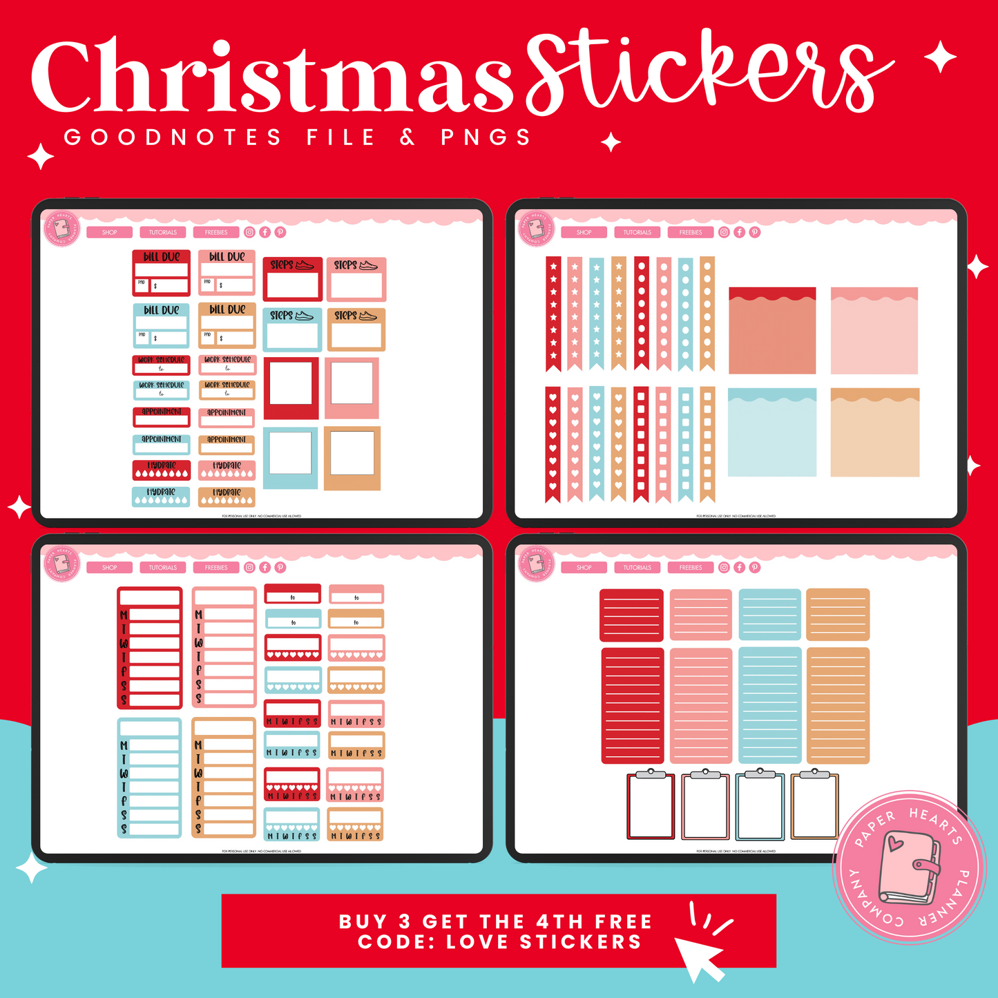 Christmas Cookies Stickers