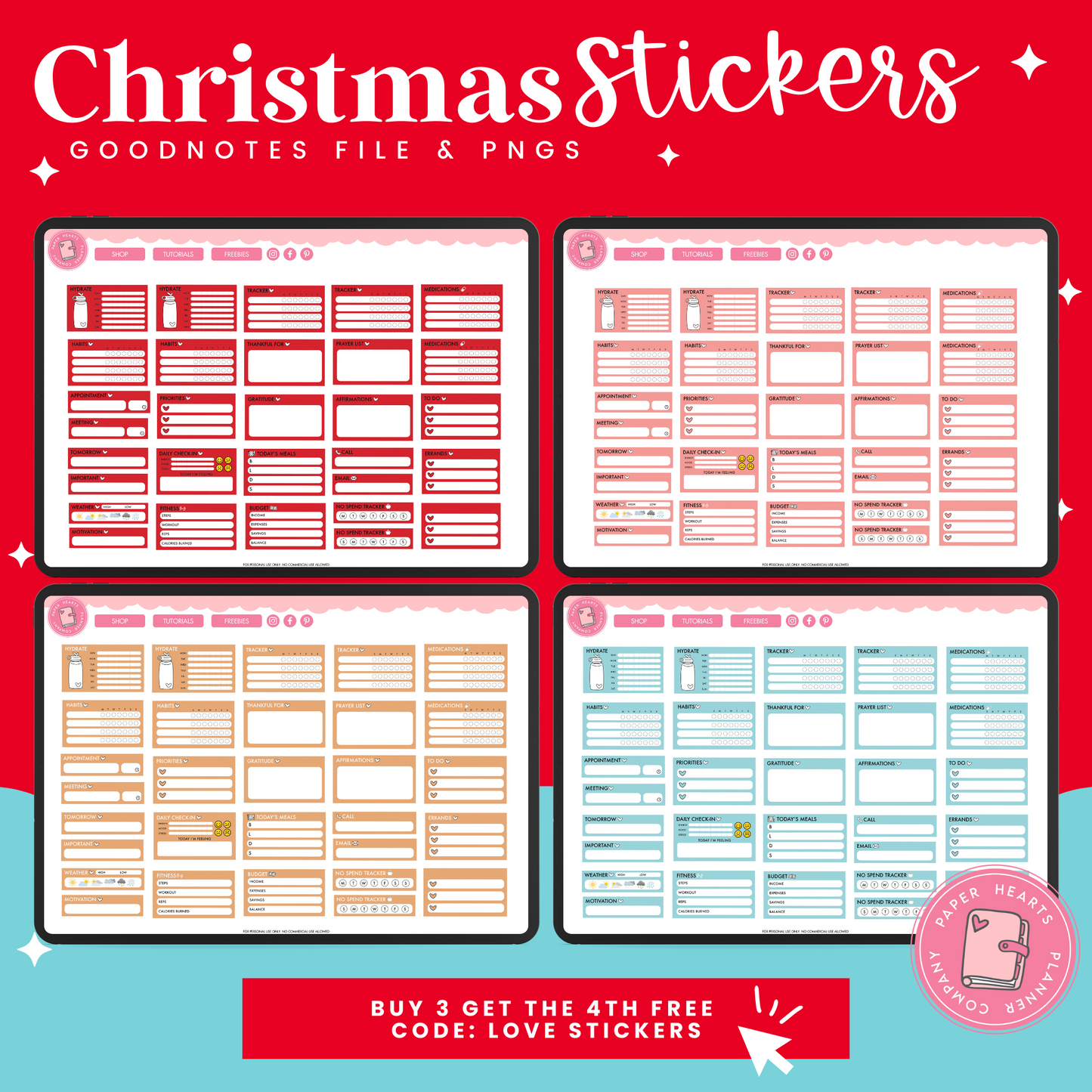Christmas Cookies Stickers