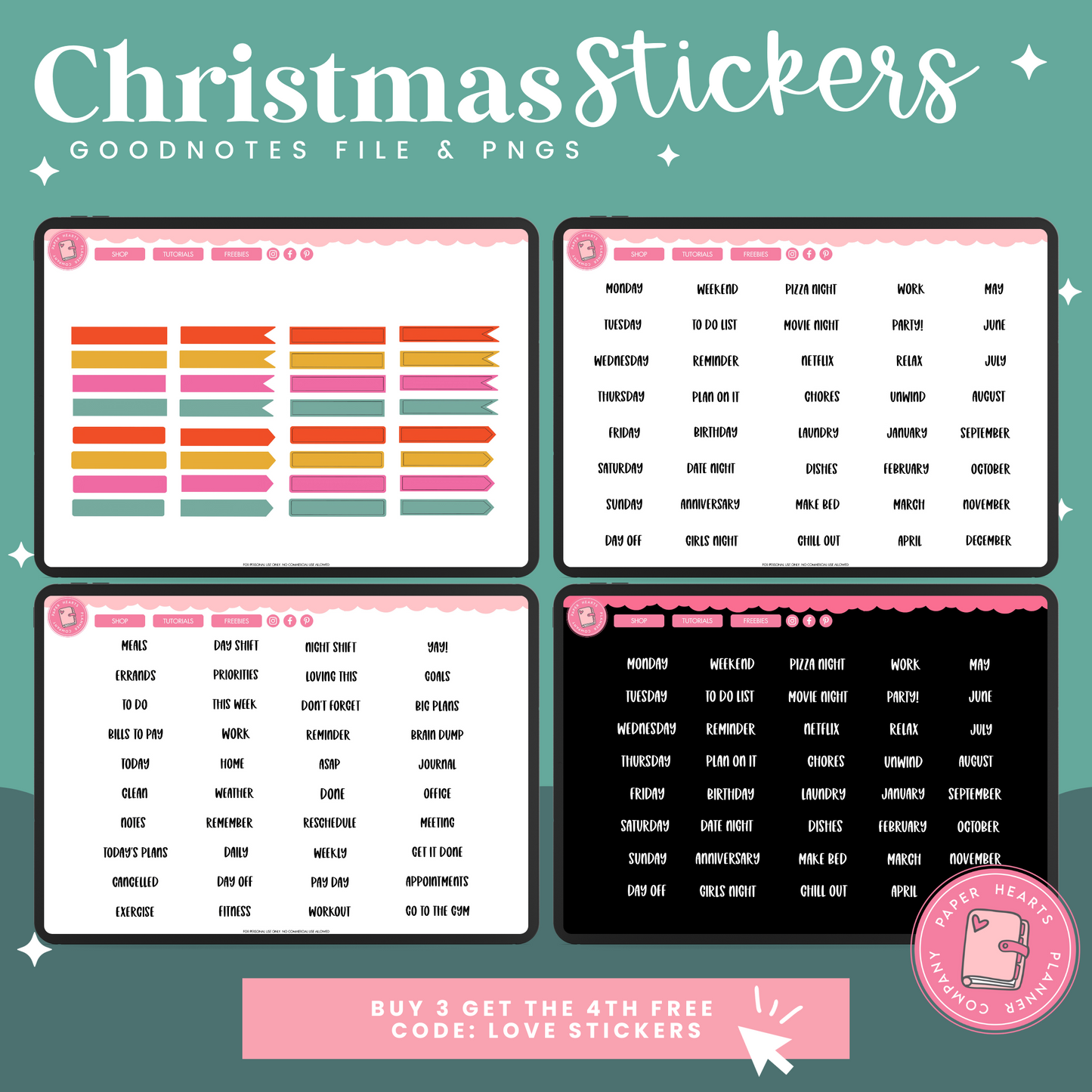Christmas Ornament Stickers