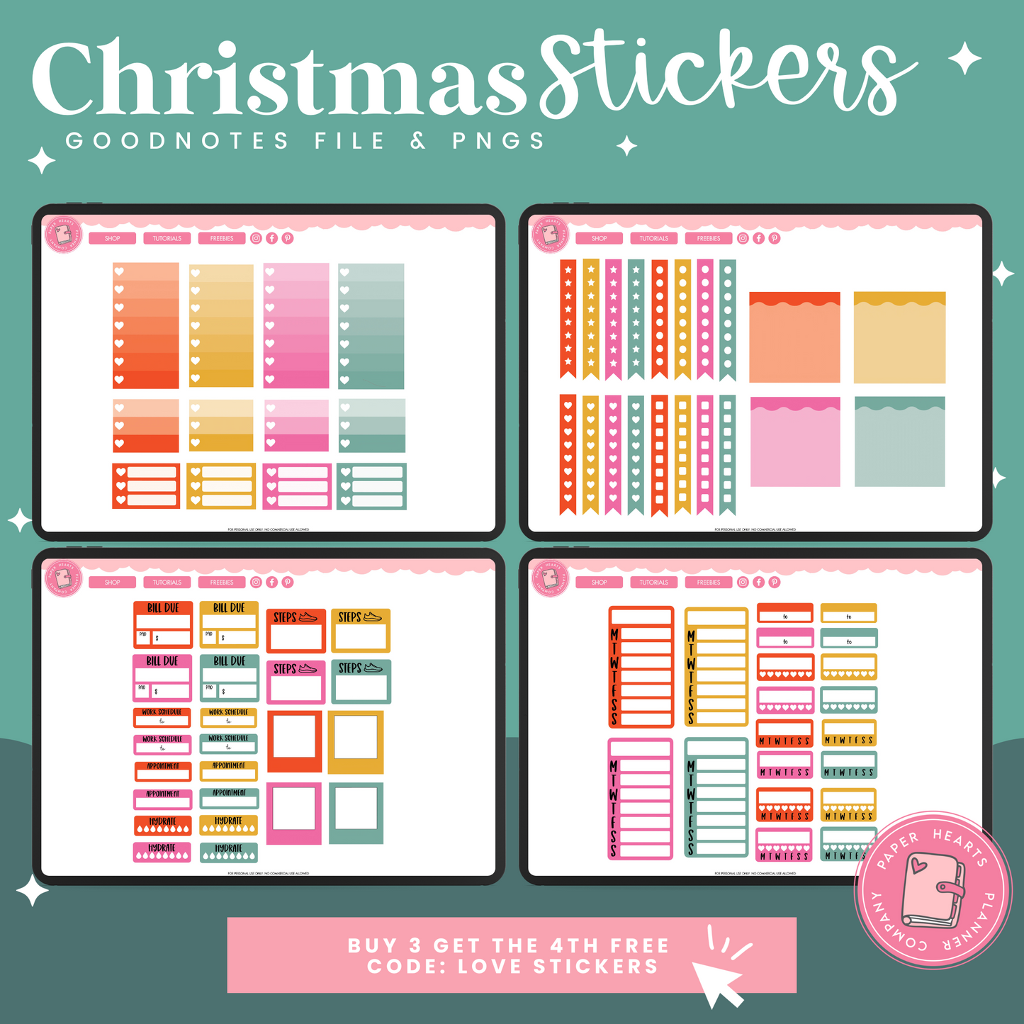 Christmas Ornament Stickers