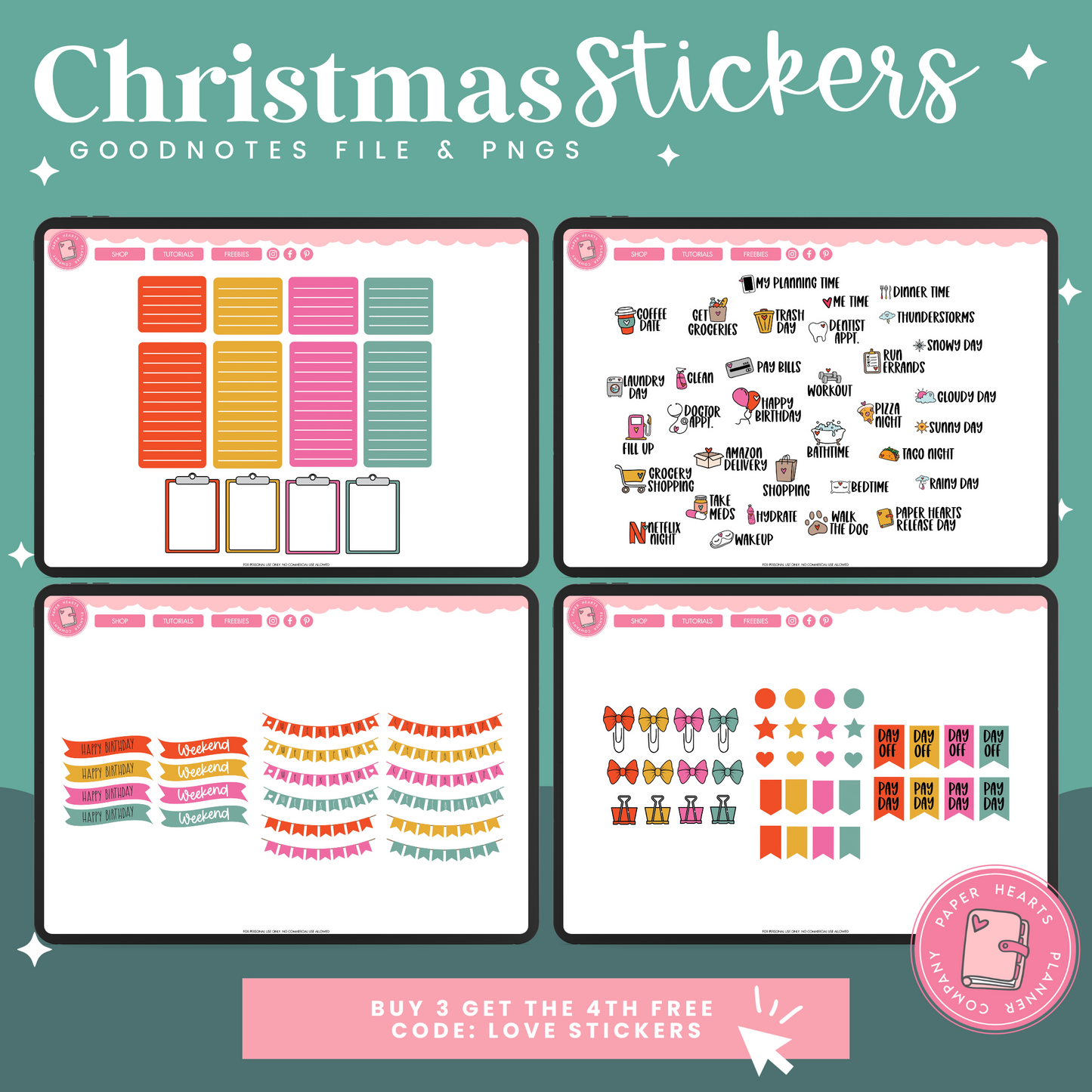 Christmas Ornament Stickers