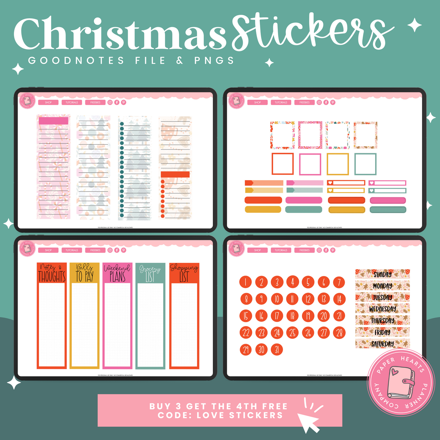 Christmas Ornament Stickers