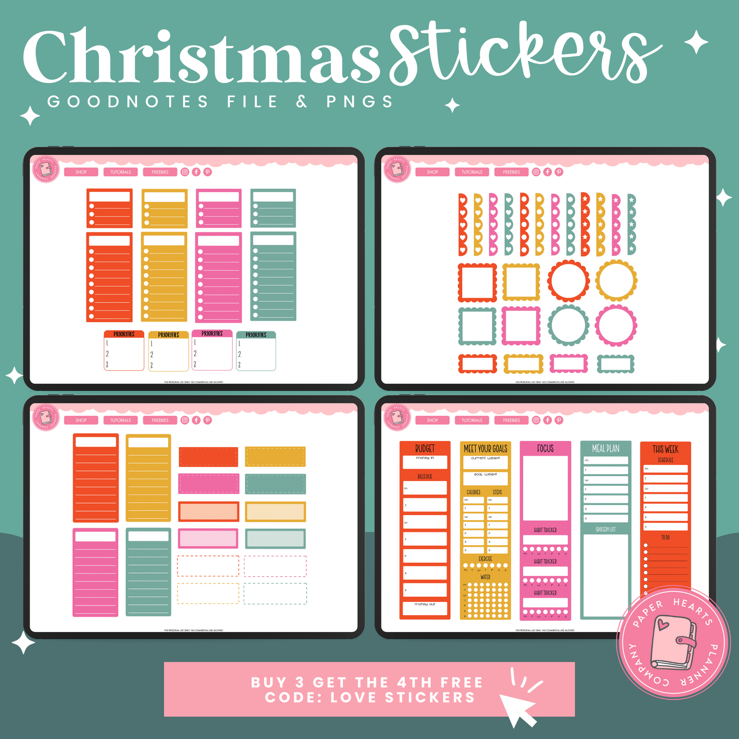 Christmas Ornament Stickers