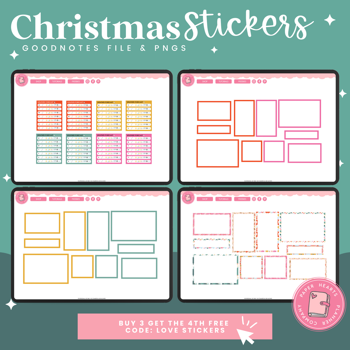 Christmas Ornament Stickers
