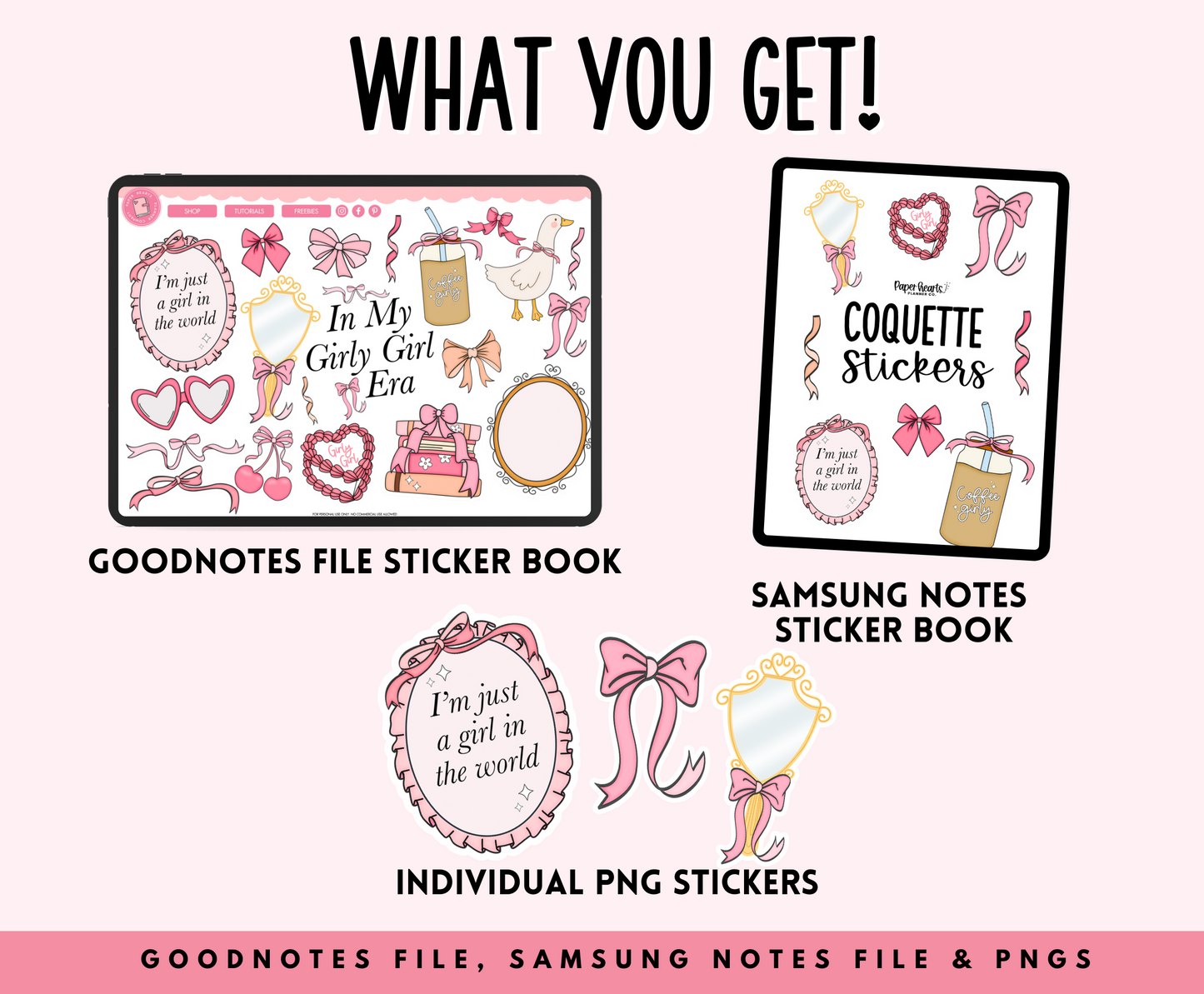 Coquette Stickers
