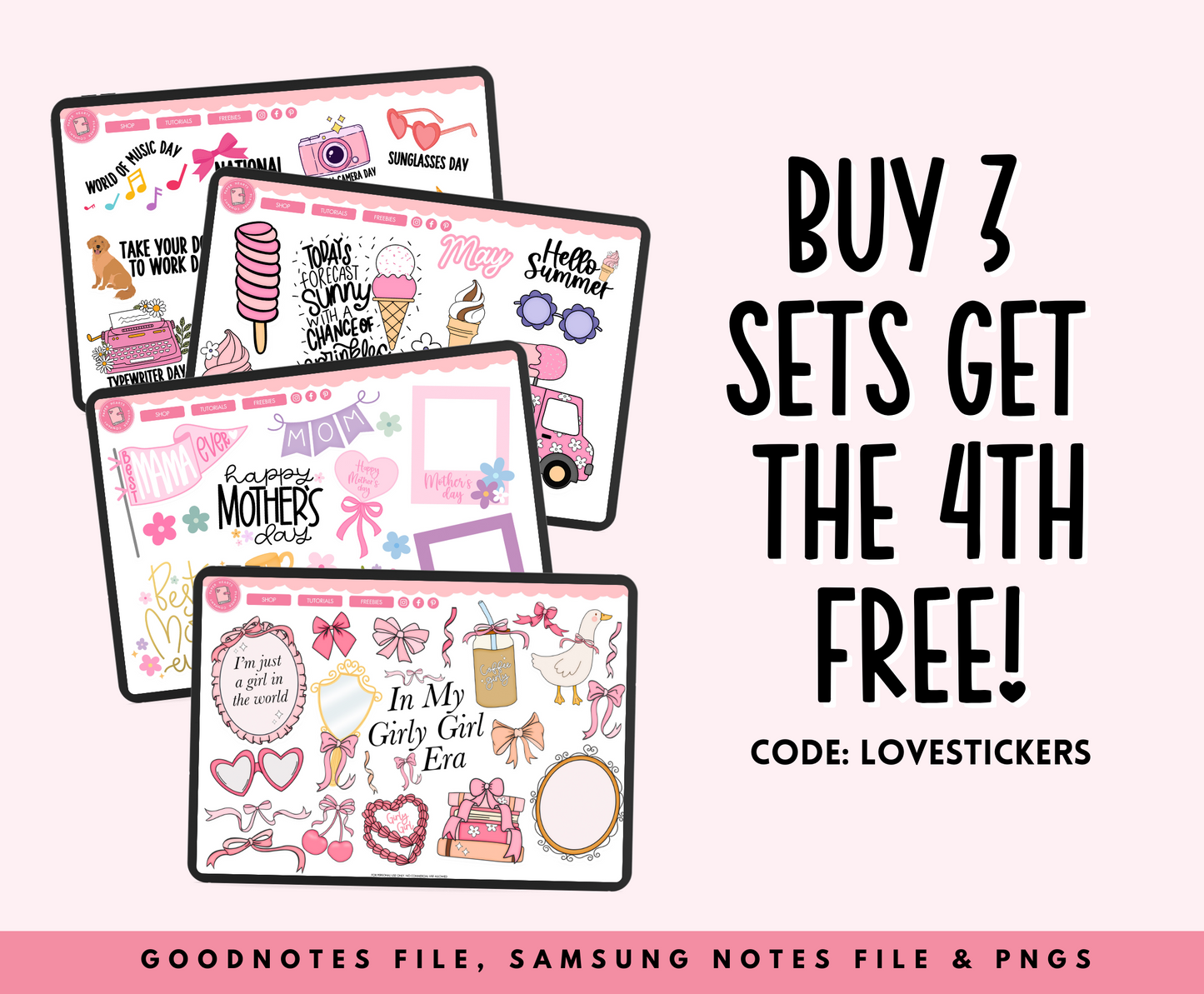 Coquette Stickers