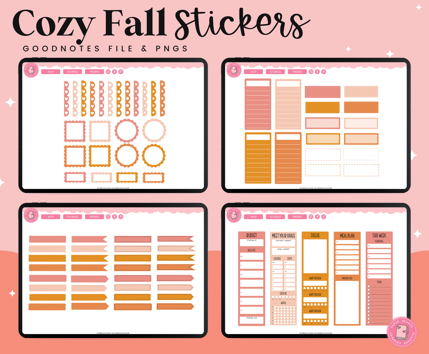 Cozy Fall Stickers