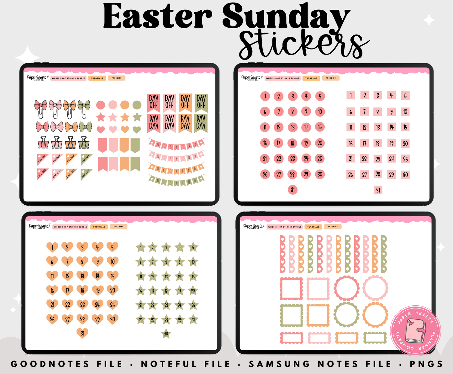 Easter Sunday Stickers