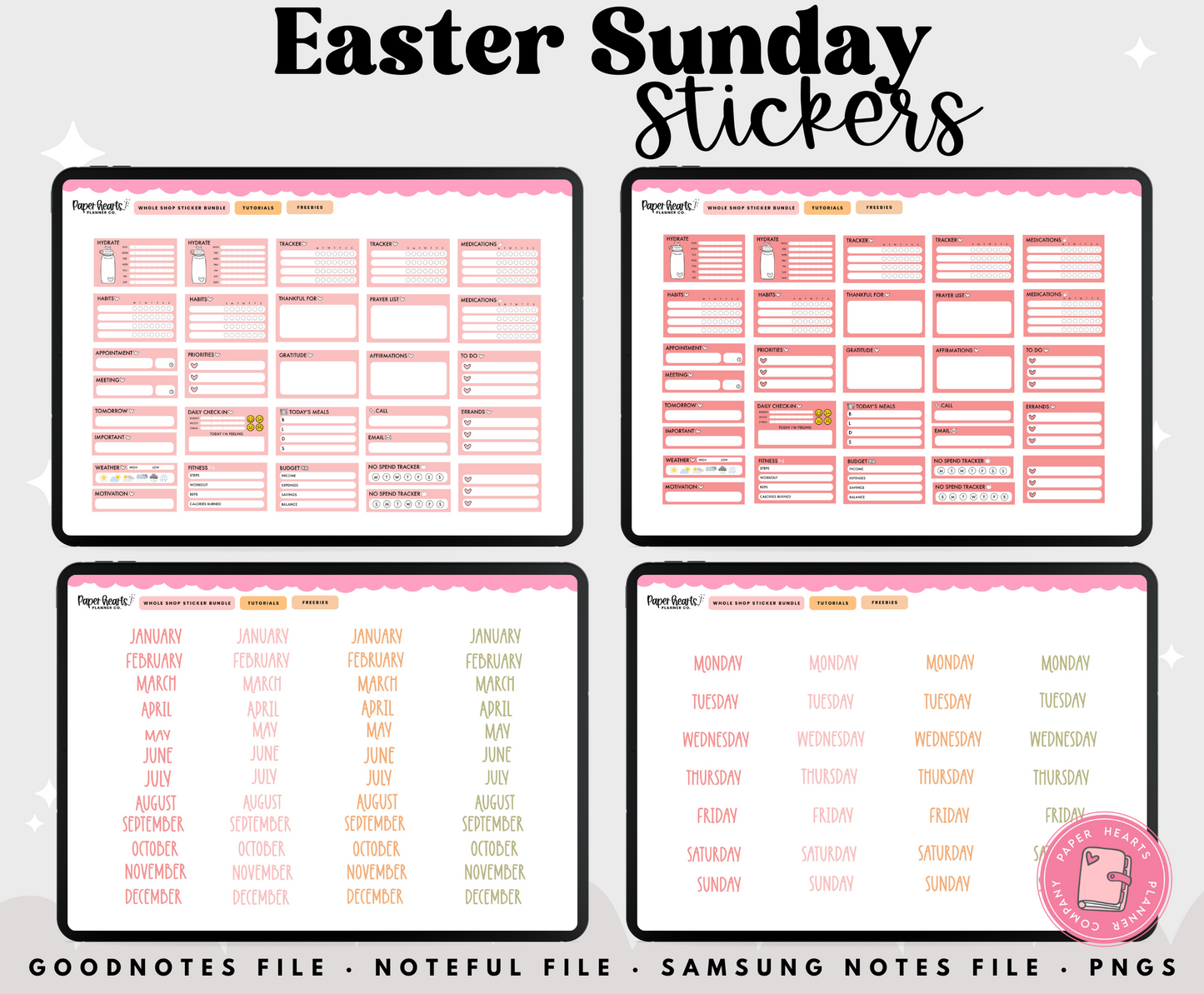 Easter Sunday Stickers