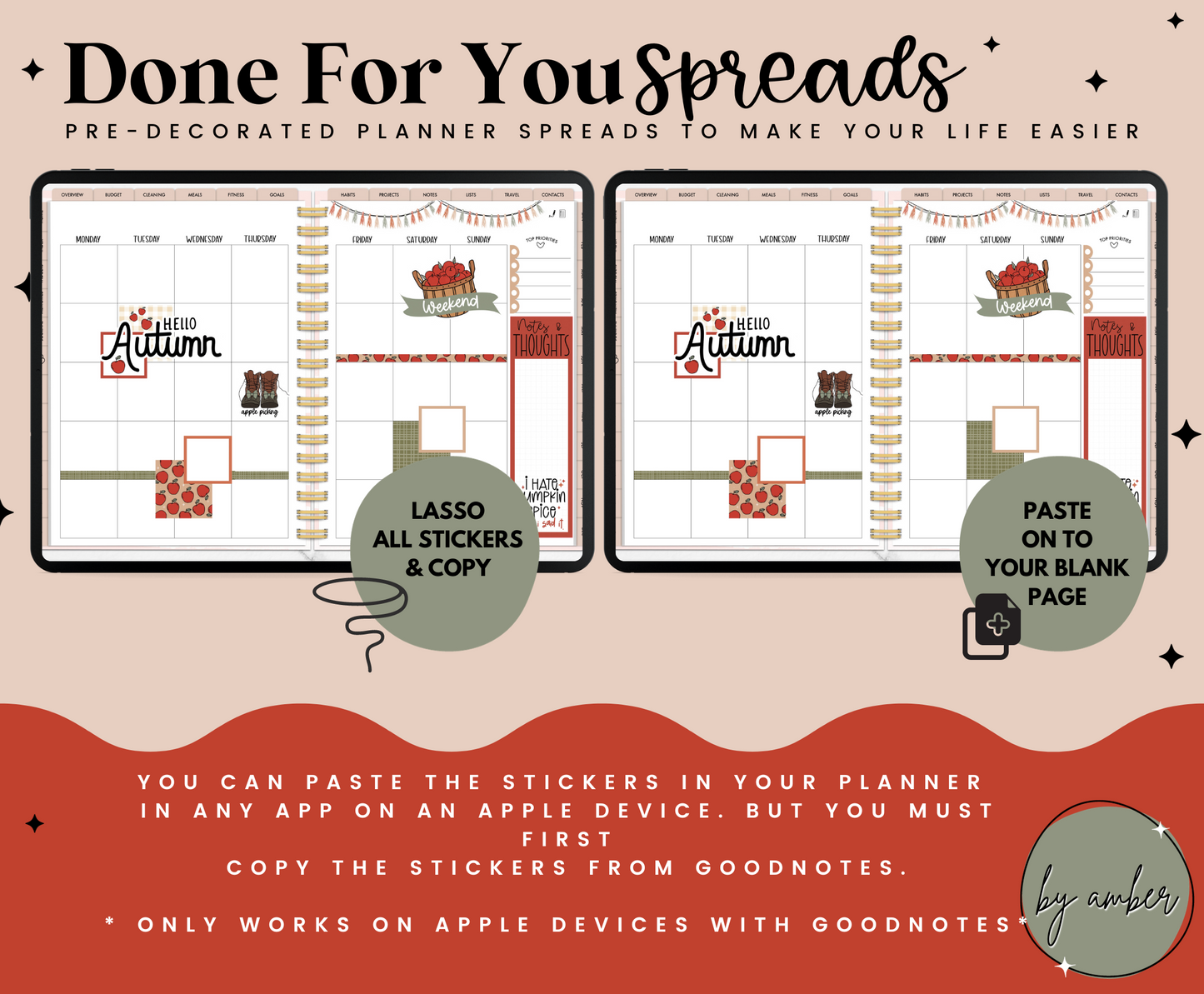 Fall Apples Done For You Spread
