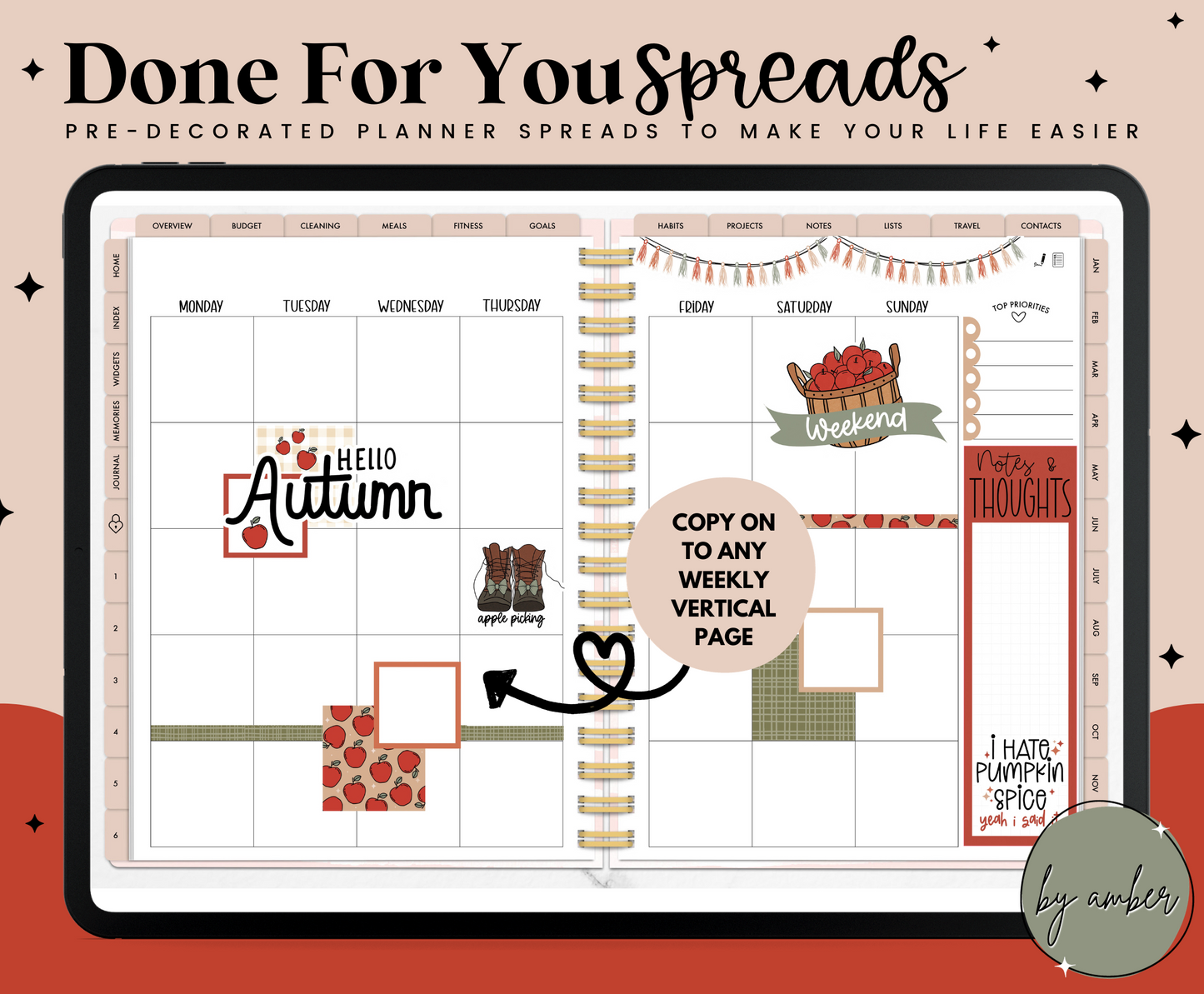 Fall Apples Done For You Spread