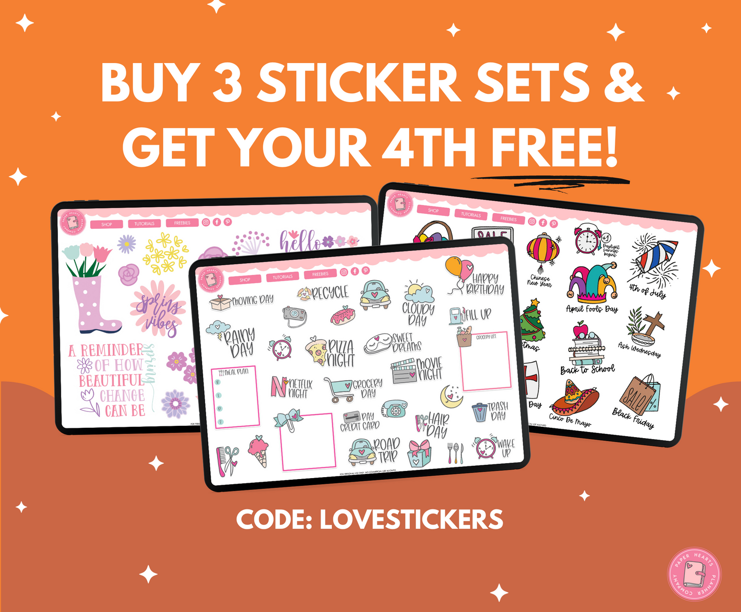 Fall Budget Stickers