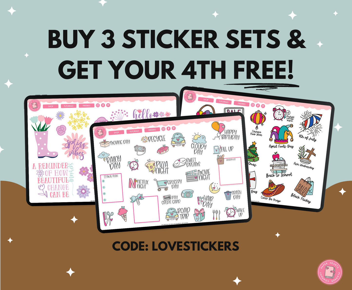 Falling Leaves Stickers