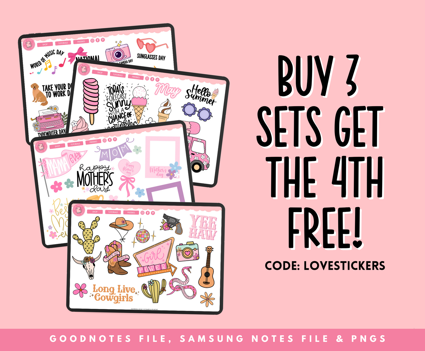 February Holiday Stickers