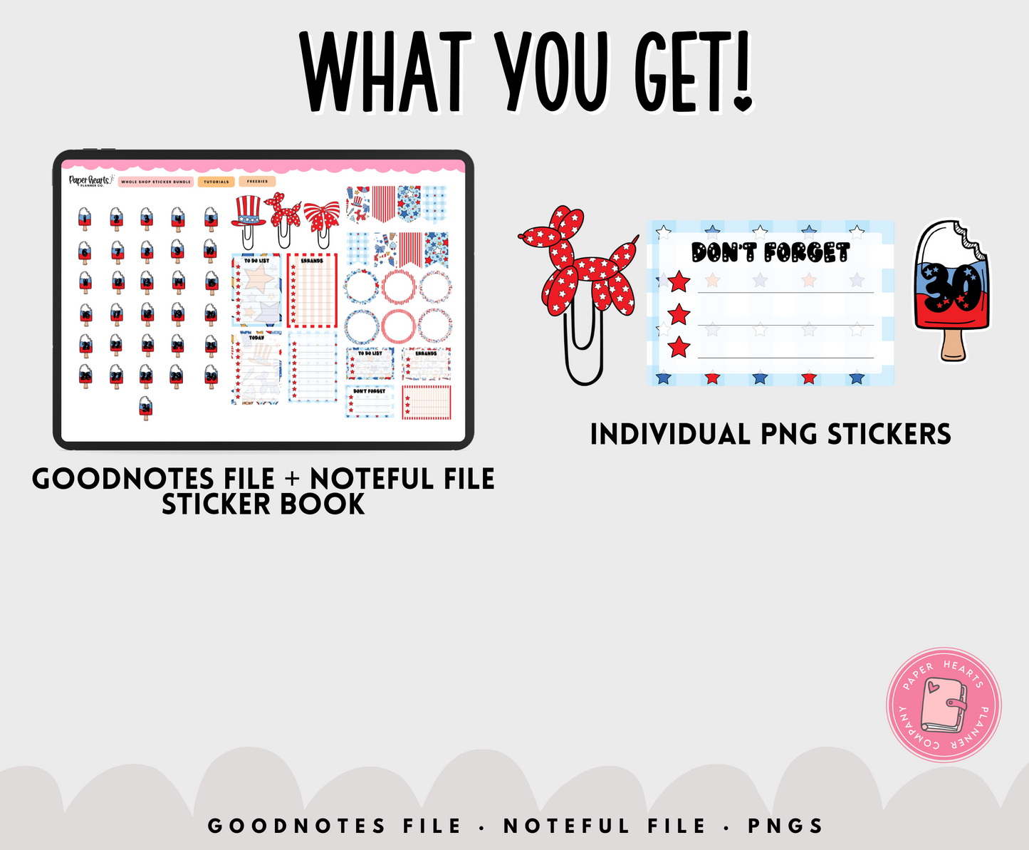 Free I Love America Stickers