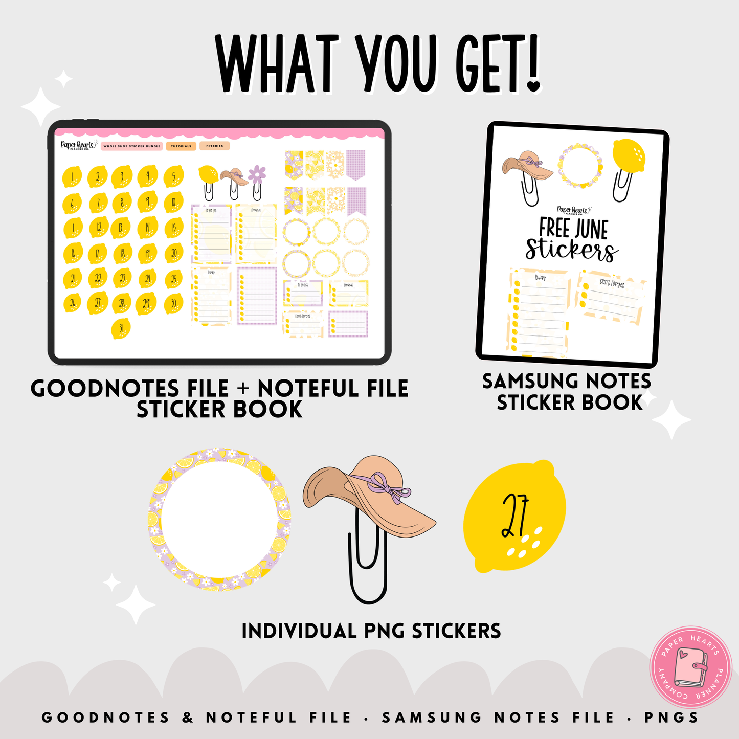 Free June Stickers