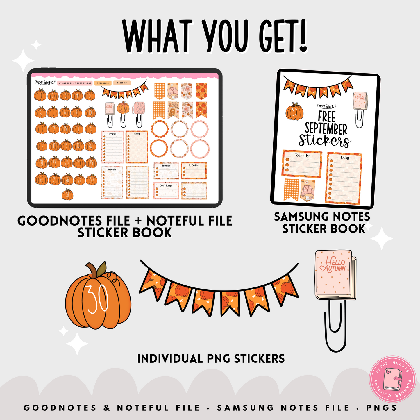 Free September Stickers
