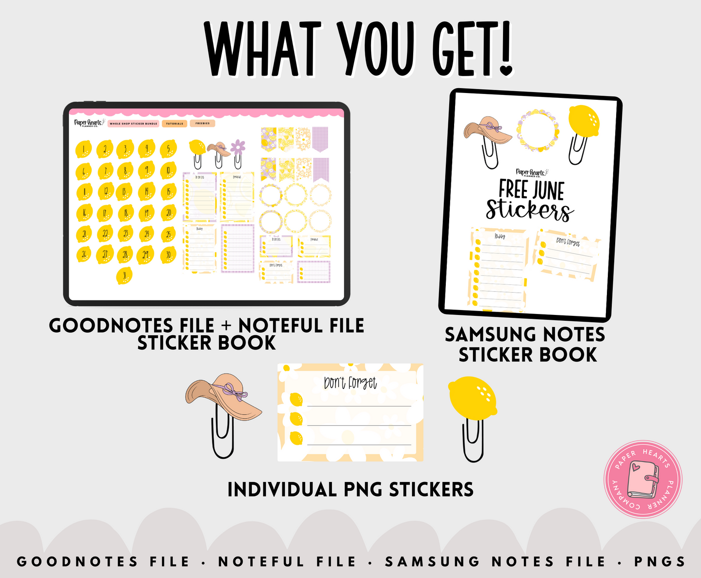 Free June Stickers