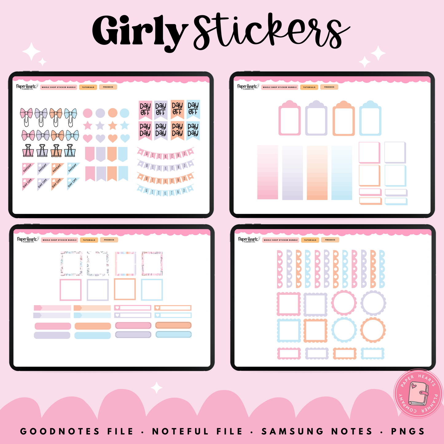 Girly Stickers