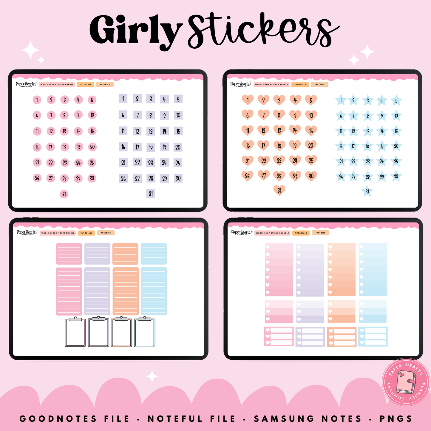 Girly Stickers