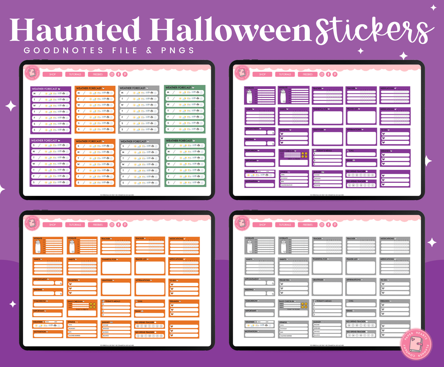 Haunted Halloween Stickers